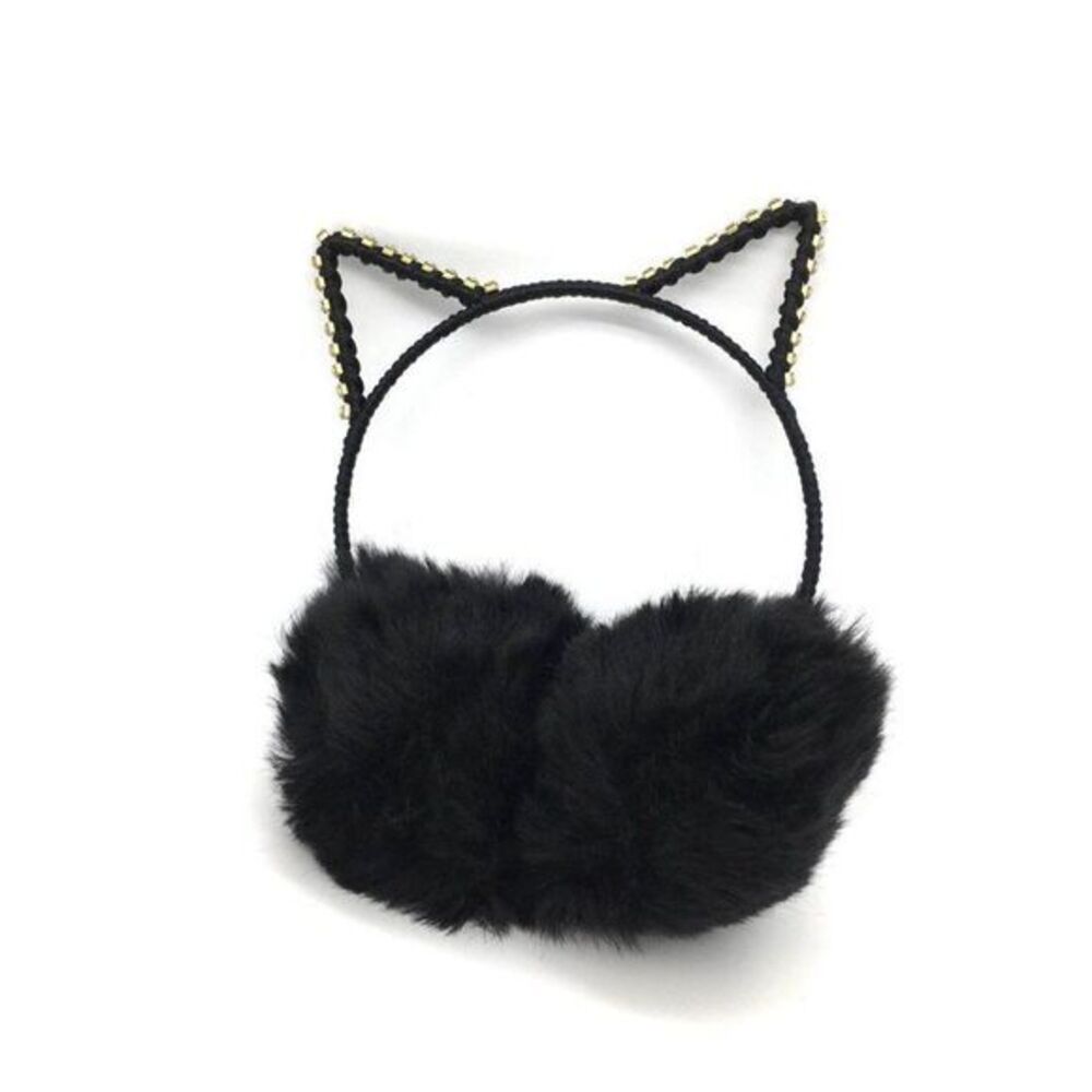 New Cat Ears Headband Bling Earmuffs